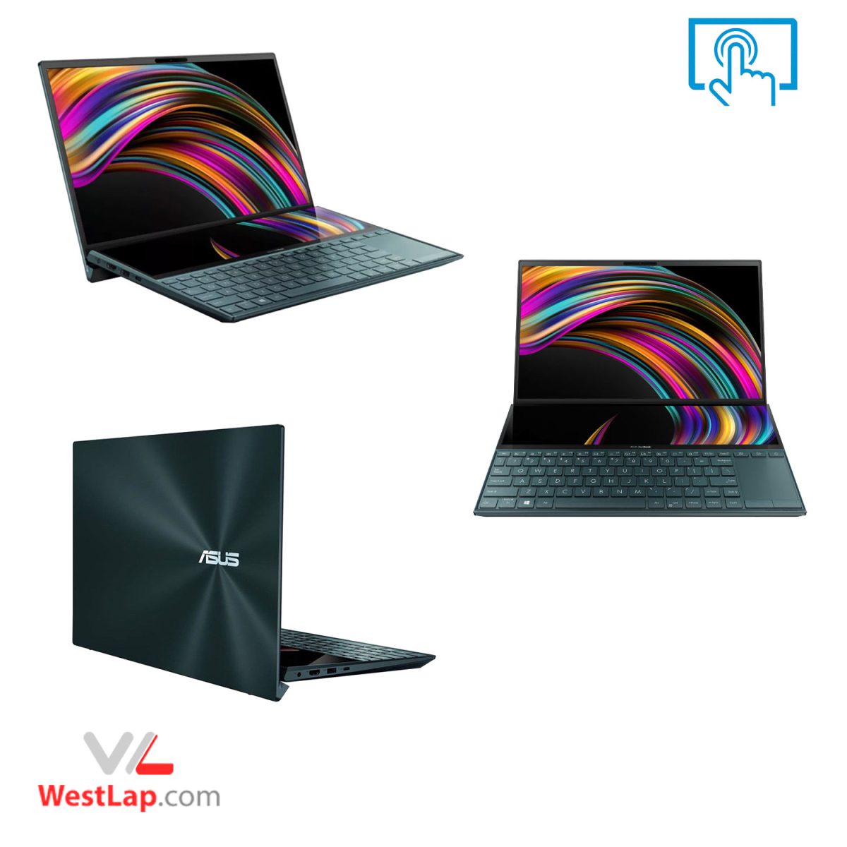 لپ تاپ لمسی ASUS ZenBook Duo UX481FL-i7-Geforce Mx250 Graphics