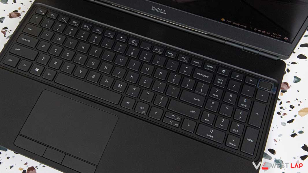 صفحه کلید و تاچ پد لپ تاپ Dell Precision 7560