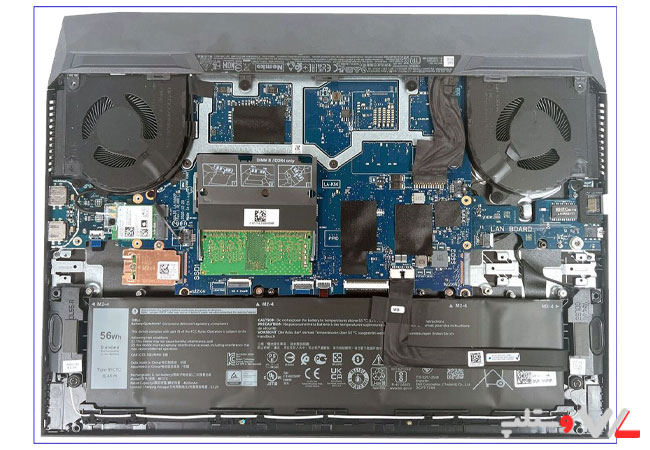 لپ تاپ Dell G15 5510 hard