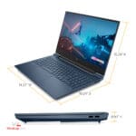 لپ تاپ گیمینگ HP Victus 16-s0015nt-AMD Ryzen 7 7840HS-16GB-512GB M.2 SSD-RTX4060-8GB-16.1"-FHD